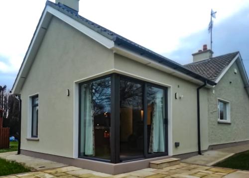 corner window in new extension