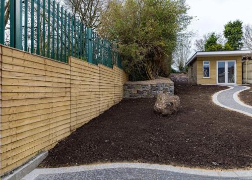 stone raised garden bed